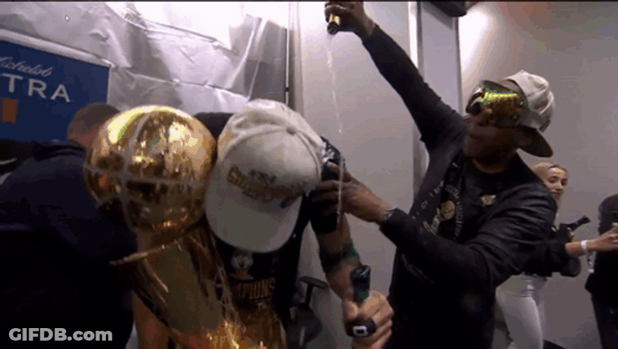 Jayson Tatum Champion Party GIF