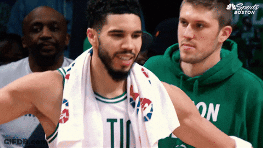 Jayson Tatum Hugs Horford GIF
