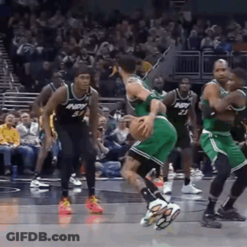 Jayson Tatum Powerful Three Points GIF