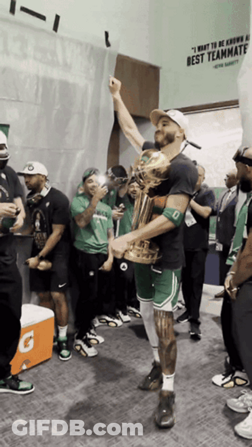 Jayson Tatum Trophy GIF