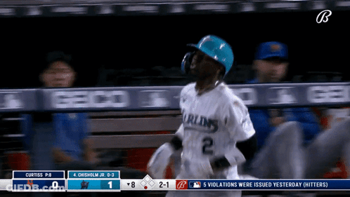 Jazzy In Blue And Pink Letters GIF