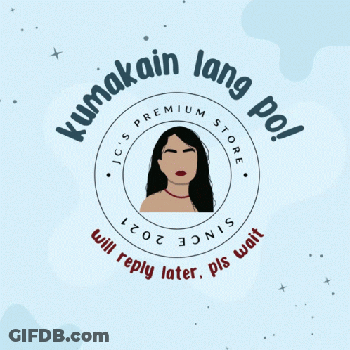 JC's Premium Store Logo With Woman GIF