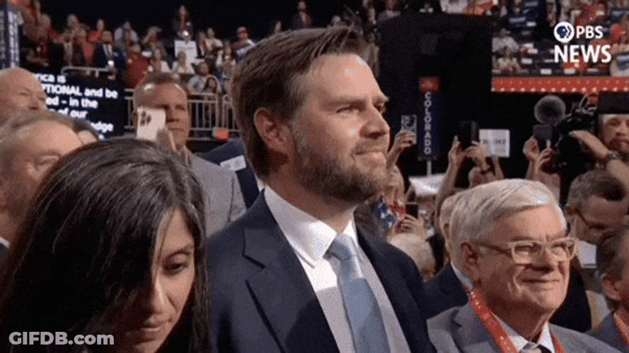 JD Vance Cheering Applaud GIF