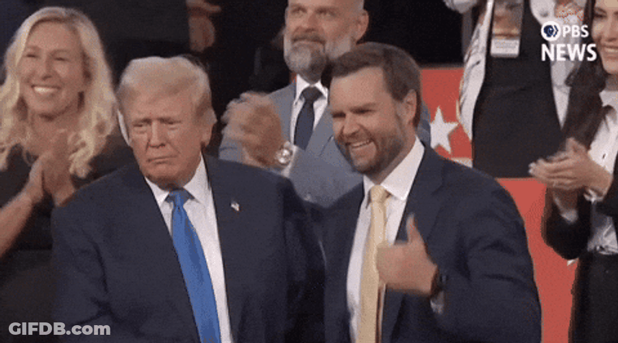 JD Vance Donald Trump Thumbs Up GIF