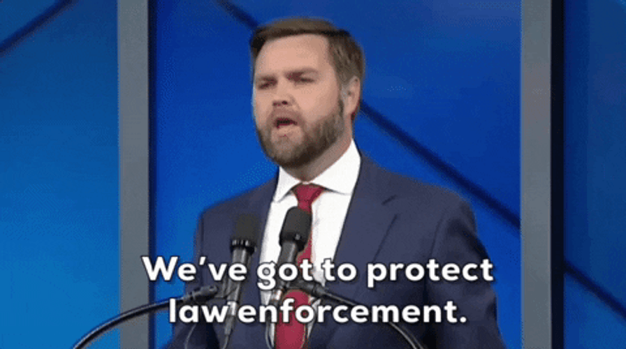 JD Vance Protect Law Enforcement GIF