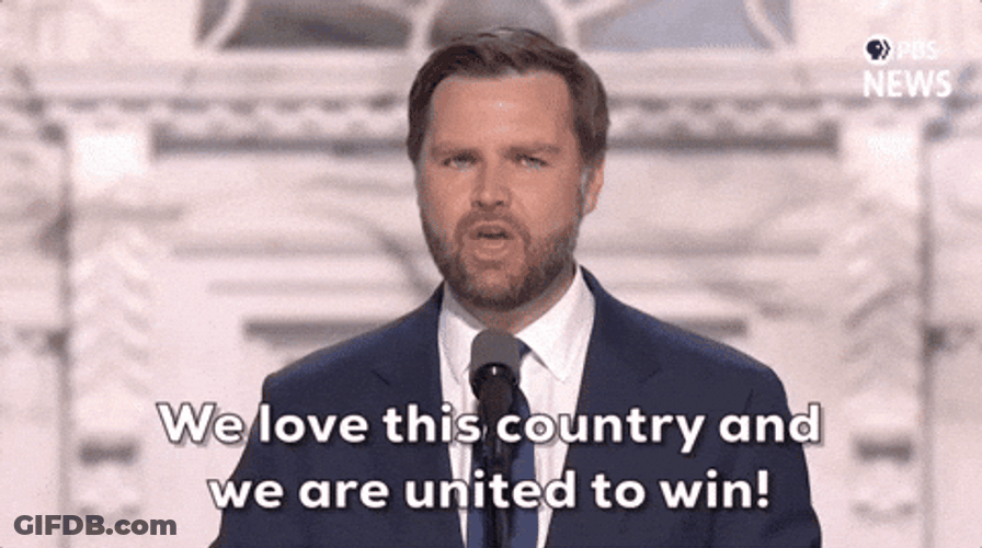 JD Vance Unite To Win GIF