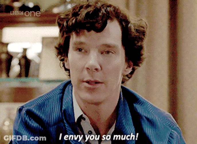 Jealous Benedict Cumberbatch GIF