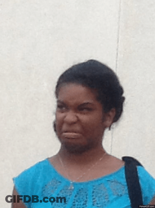 Jealous Girl Face GIF