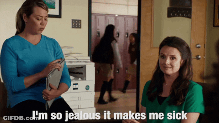 Jealous Girl Is Sick GIF