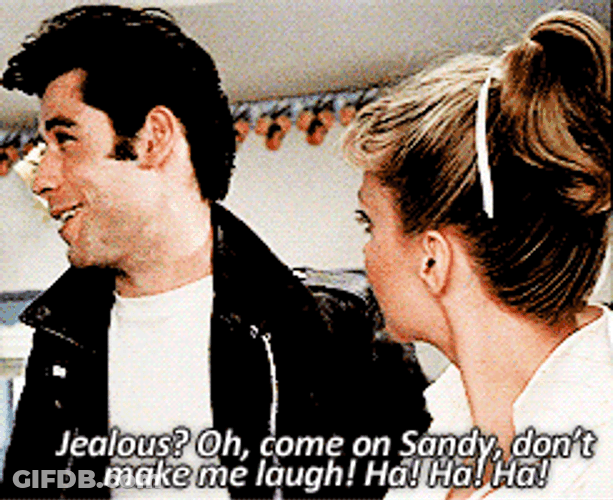Jealous John Travolta GIF