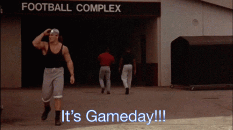 Jean Claude Game Day GIF