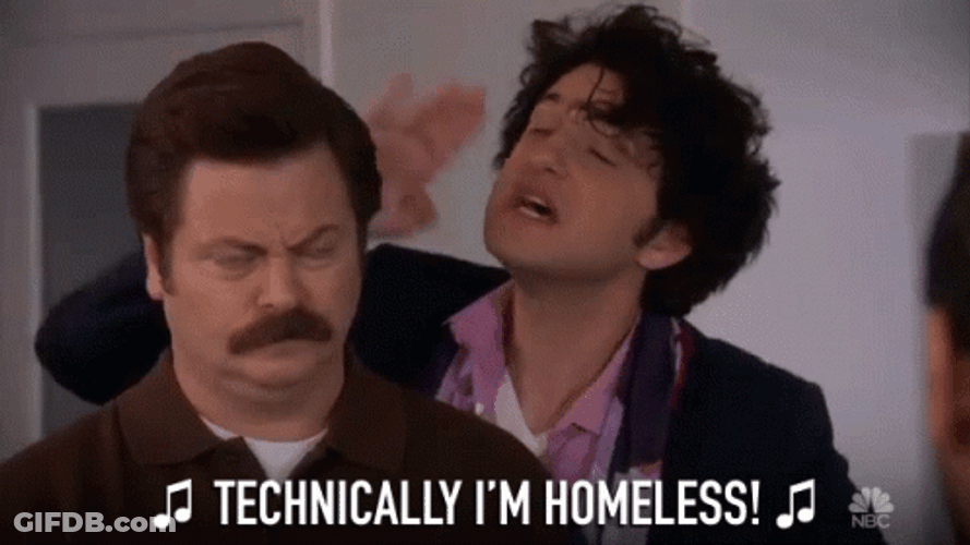 Jean Ralphio Parks And Recreation Homeless GIF