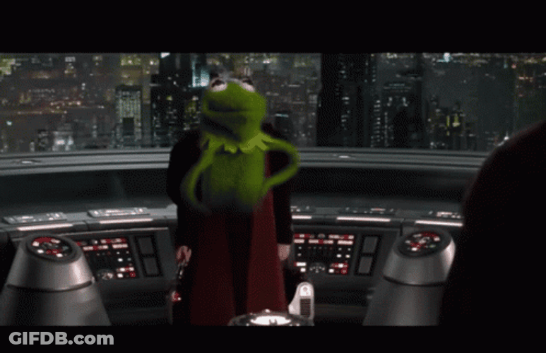 Jedi Kermit Yay GIF