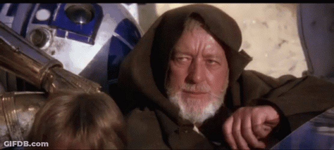 Jedi Mind Trick Alec Guinness Star Wars GIF