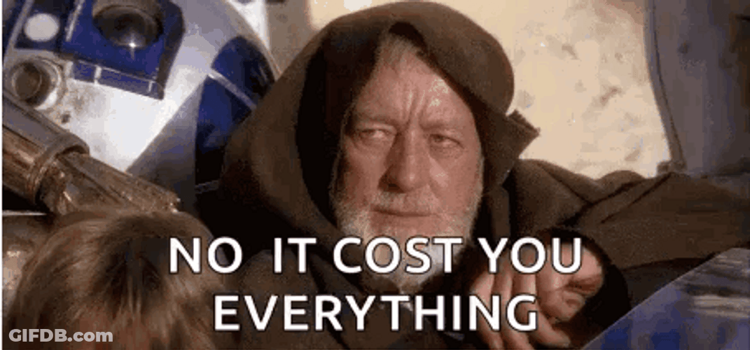 Jedi Mind Trick Costs Everything Obiwan GIF