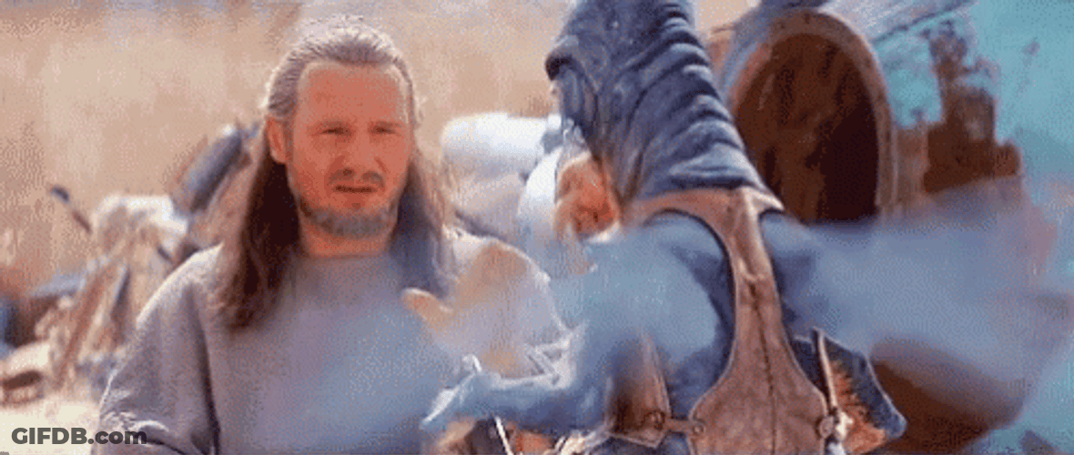Jedi Mind Trick Liam Neeson Star Wars GIF