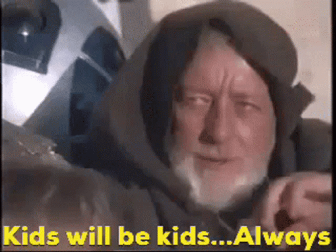 Jedi Mind Trick Obiwan Kids Will Be Kids GIF