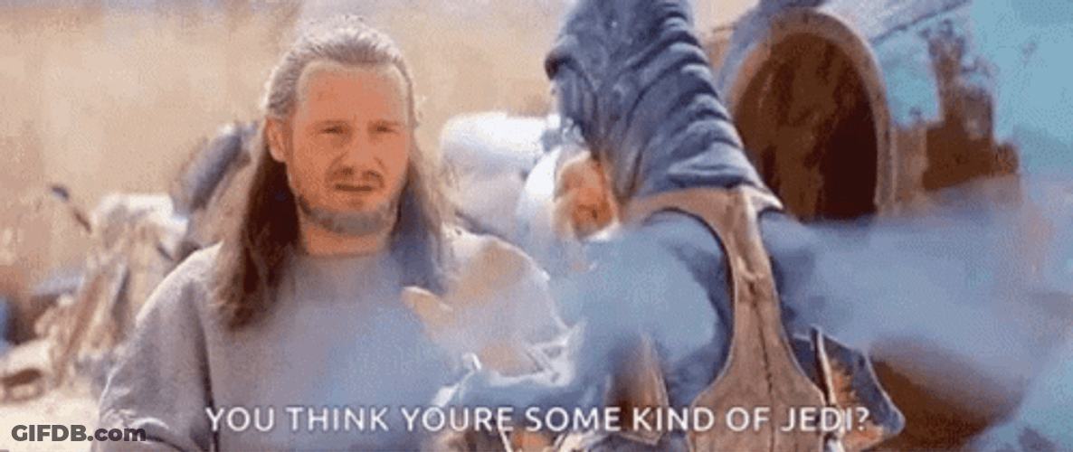 Jedi Mind Trick Qui Gon Jinn Liam Neeson GIF