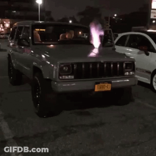 Jeep With Turbo-AJ License Plate GIF