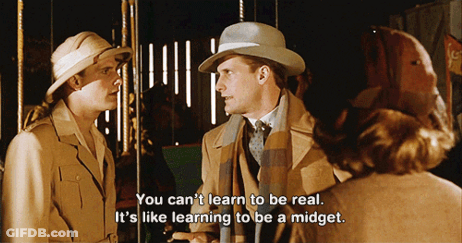 Jeff Daniels On Learning Like Midget GIF