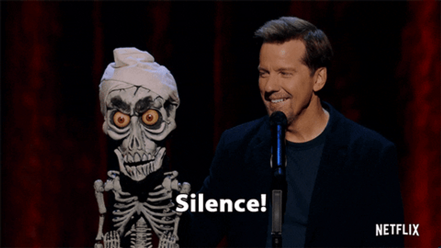 Jeff Dunham Silence GIF