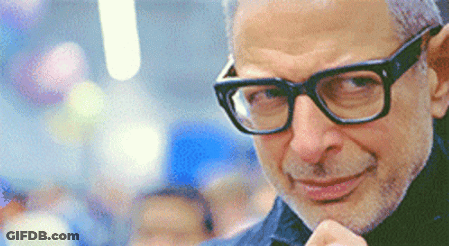 Jeff Goldblum Evil Smile GIF