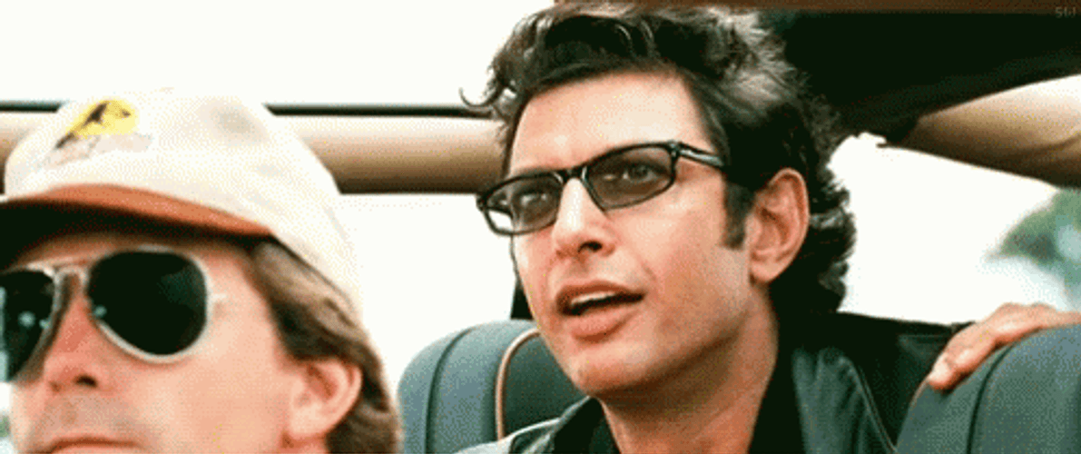 Jeff Goldblum Iconic Smile GIF