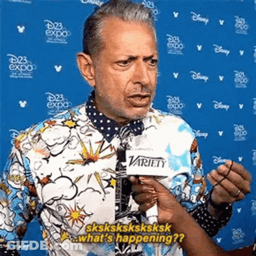 Jeff Goldblum Interview GIF