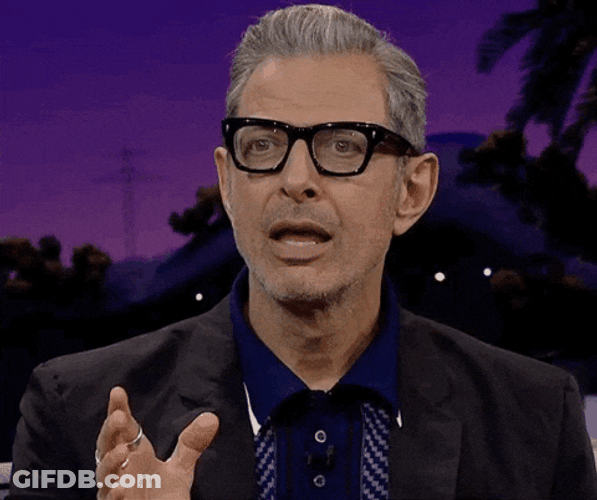 Jeff Goldblum Not Sure GIF