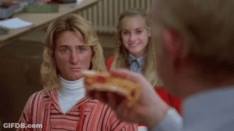 Jeff Spicoli Watching Someone Eating GIF