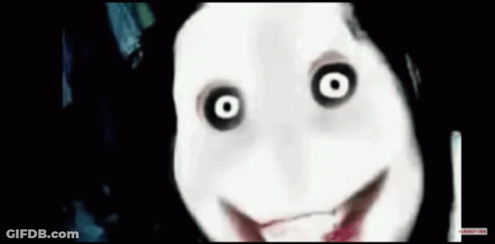 Jeff The Killer Animated Face Laughing GIF
