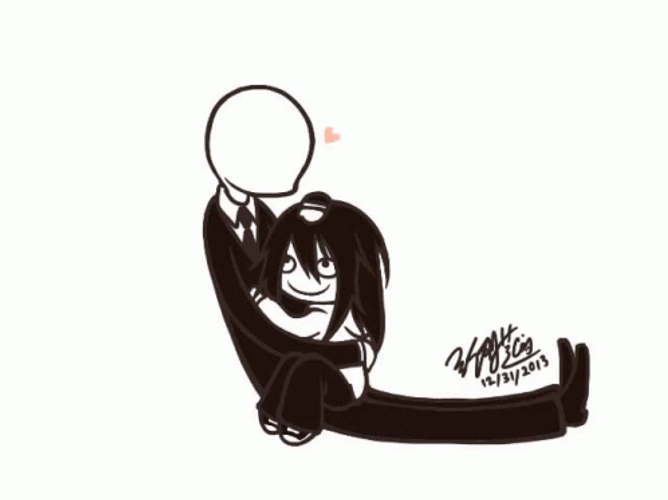 Jeff The Killer Kid Carried By No Face GIF