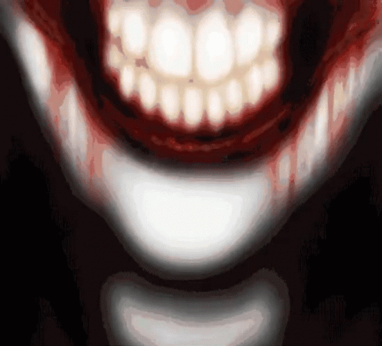 Jeff The Killer Retro Mouth And Eyes GIF