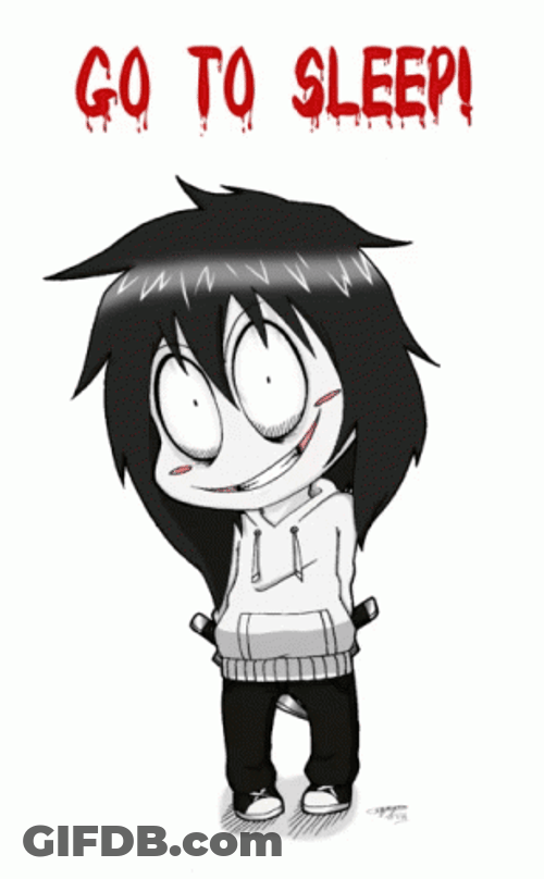 Jeff The Killer Sparkling Blood GIF
