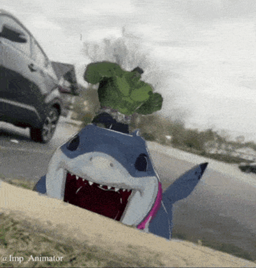 Jeff The Shark Curb GIF