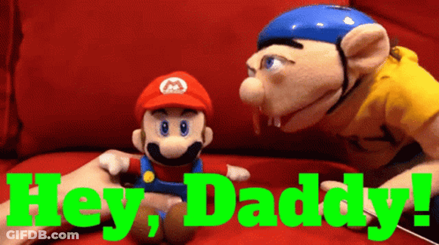 Jeffy And Mario Hey Daddy GIF