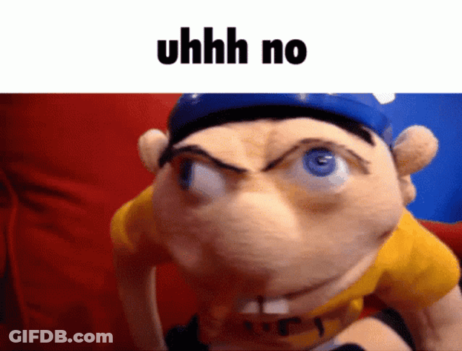 Jeffy Angry Face GIF