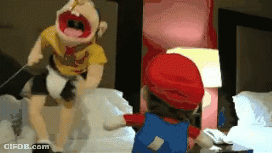 Jeffy Jumping On The Bed GIF