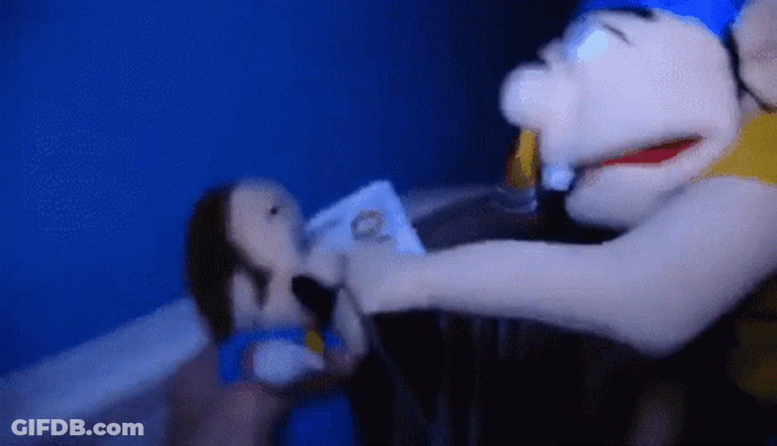 Jeffy Playing With Mario At Night GIF