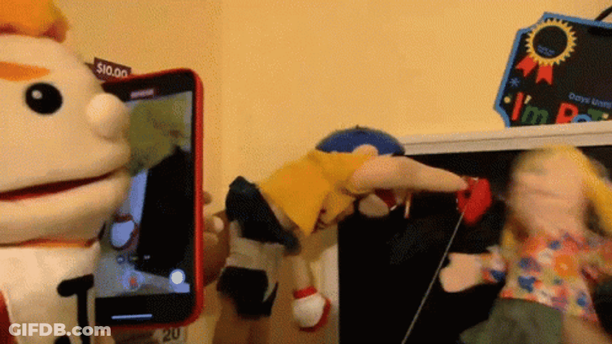 Jeffy Punches His Friends GIF