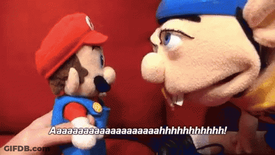 Jeffy Shouting Loud Ahhhh GIF