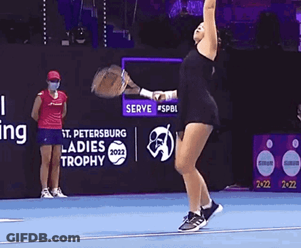 Jelena Ostapenko Forehand GIF