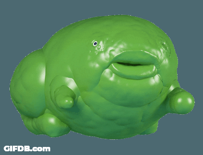 Jellygummies Green Wobbly Toad GIF