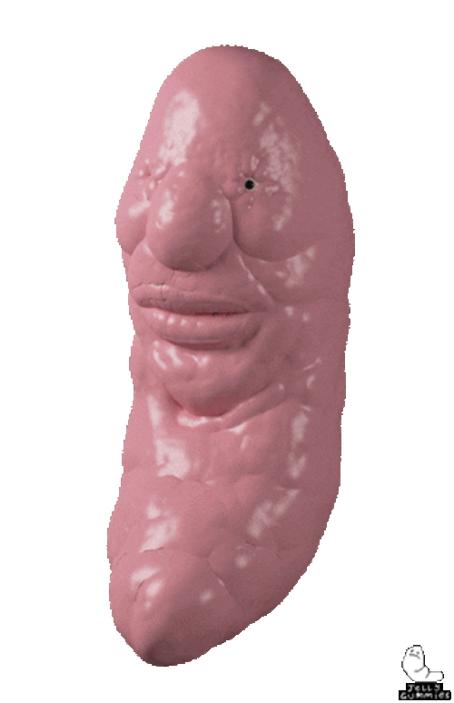 Jellygummies Jiggly Pink Worm GIF