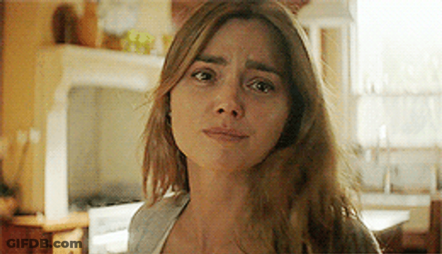 Jenna Coleman Arguing And Crying GIF