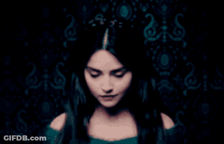 Jenna Coleman Look Forward And Stare GIF
