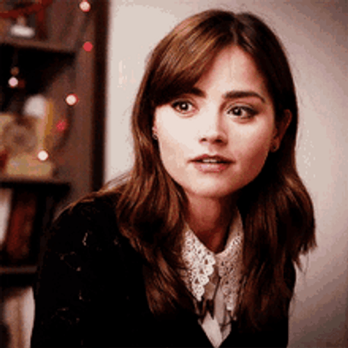 Jenna Coleman Sad Look Face GIF