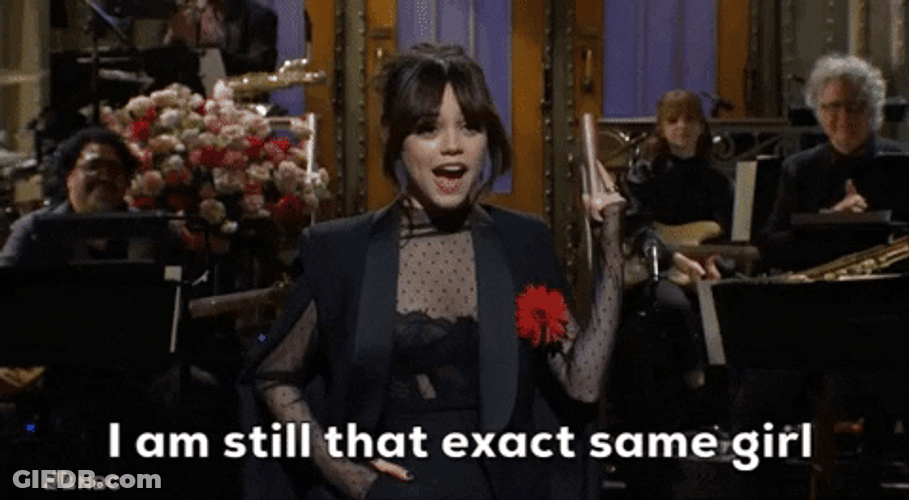 Jenna Ortega I Am That Exact Same Girl GIF