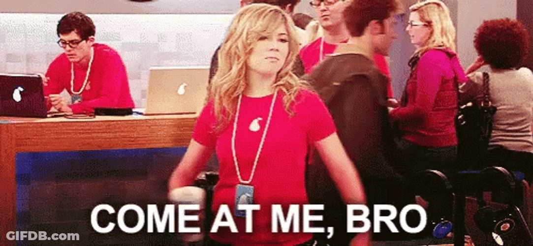 Jennette McCurdy Come At Me Bro GIF