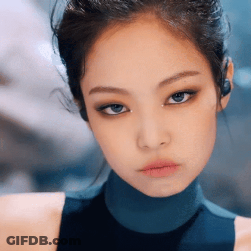Jennie Kim Badass Face GIF